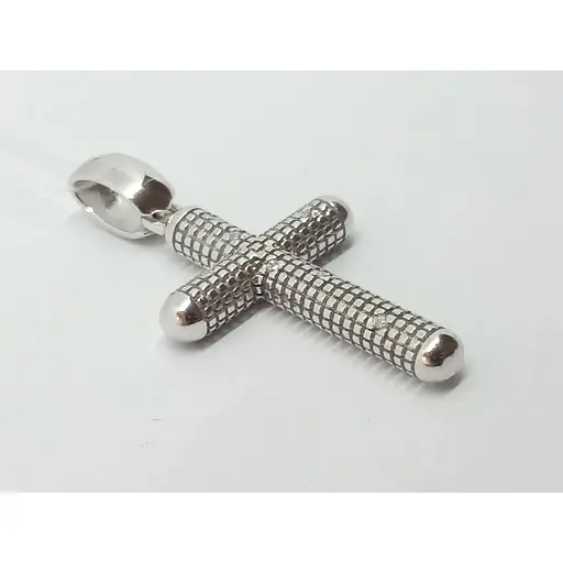 Срібний хрест Харківська ювелірна фабрика з фіанітами. 500090-КРР - фото 2