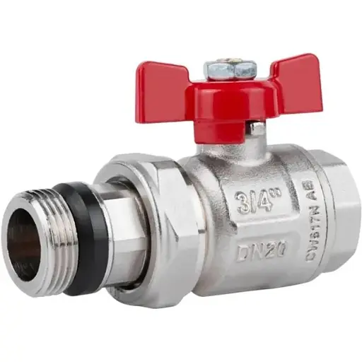 Кран шаровой Icma "Американка" 3/4" с антипротечкой прямой №348 (87348AE11) - фото 1