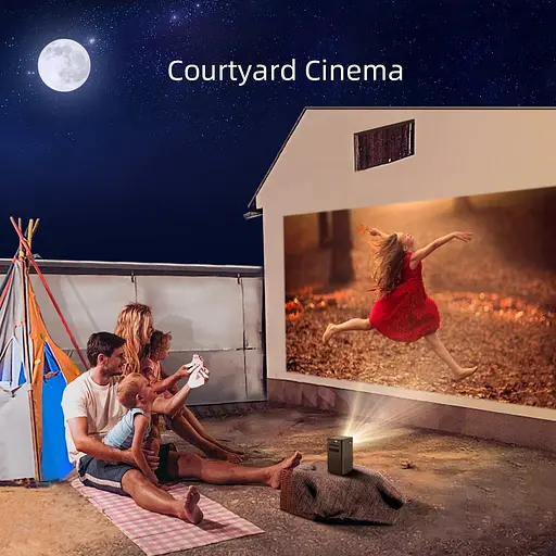 Портативный карманный проектор Byintek P20 с WiFi, поддержка 4K 3D, аккум на 7200 mAh - фото 10