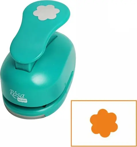 Фигурный дырокол Цветок 1 5см Rosa Talent - фото 1