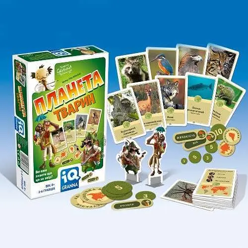 Настольная игра Granna IQ Планета животных (82777) - фото 2