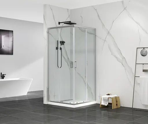 Душевая кабина без поддона Mixxus Premium Diverse SC02-90x90x195-TR хром прозрачное стекло 5 мм MI6861, Универсальная, прозрачная, хром - фото 2