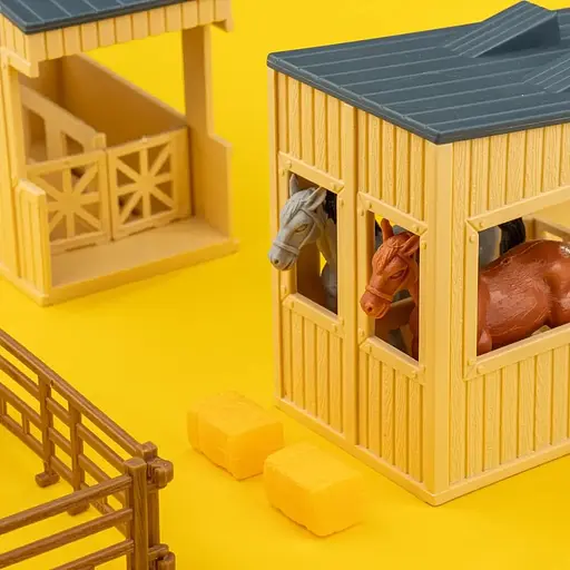 Игровой набор Otamanko Веселый хутор грузовик и конюшня с лошадьми - фото 9