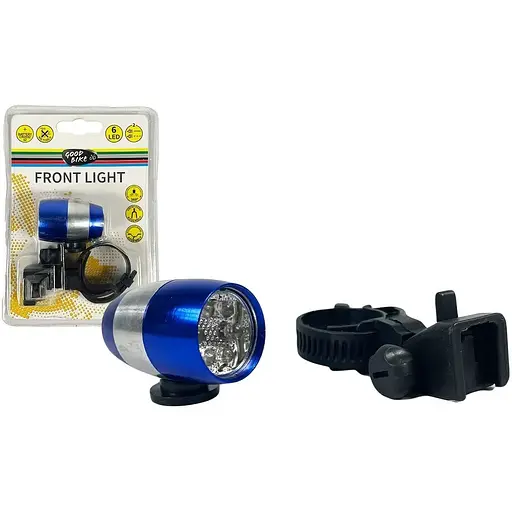Ліхтарик на батарейках світлодіодний Good Bike Ant 6 LED синій (92316B-IS) - фото 7