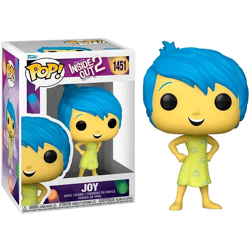 Коллекционная фигурка Funko Pop Головоломка Радость Inside Out Joy 10 см FP IO 1451 - фото 1