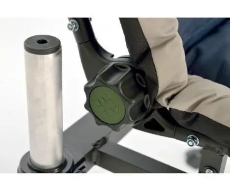 Крісло фідерне складане NEW 2023 M-Elektrostatyk Quantum CUZO до 140 кг + сумка чохол у комплекті Navy Grey - фото 5