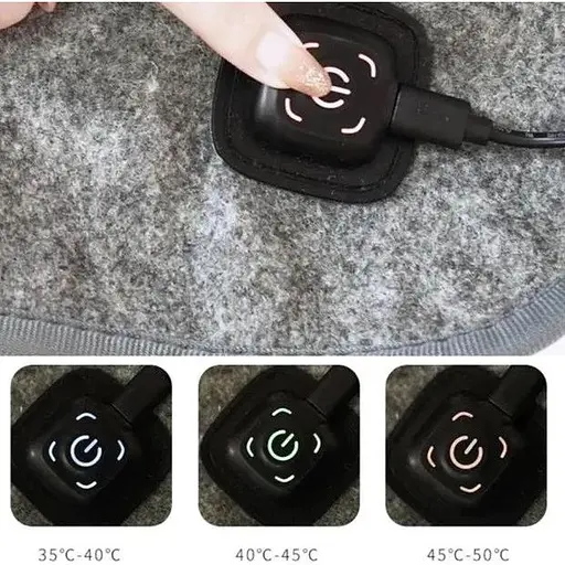 Електропростирадло з підігрівом 160х80 см UKC 9583 робота від USB повербанка 3 режими - фото 5