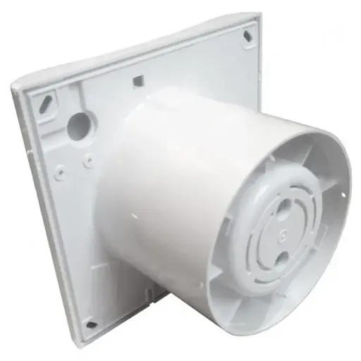 Вытяжной вентилятор Домовент 100 Тишина ВЛ на подшипниках со шнурком-выключателем Белого цвета - фото 2