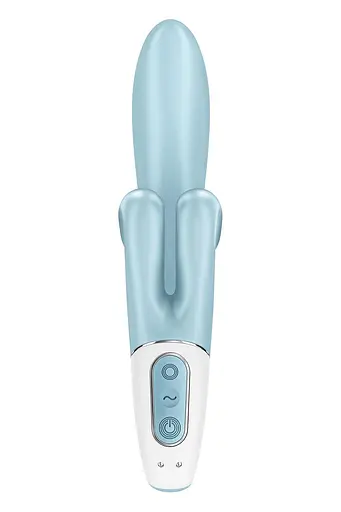 Вібратор-кролик Satisfyer Touch Me 20 см блакитний - фото 6