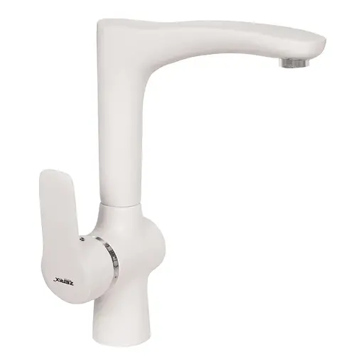 Смеситель для кухни Zerix Z4041-7 ZX0472 Белый - фото 1