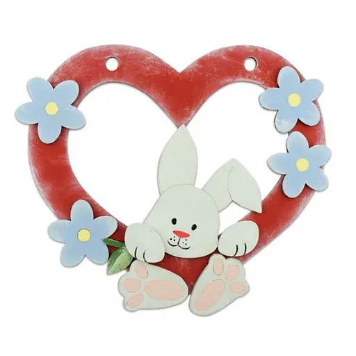 Заготовка для декорирования "Зайчик в сердце" Fabrika Decoru FDPO-131 - фото 2