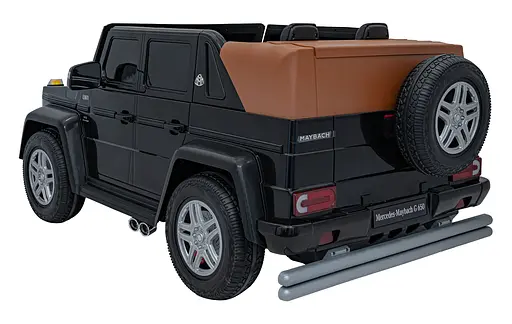 Детский электромобиль Mercedes Benz Maybach G650, с регулировкой сидений, черный - фото 8