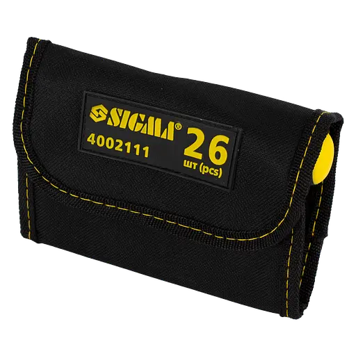 Отвертка Sigma + биты 18 шт + насадки торцевые 6 шт CrV 4002111 - фото 3