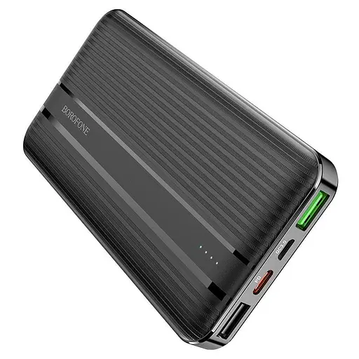 Зовнішній акумулятор BOROFONE BJ9 10000 mAh power bank чорний - фото 1