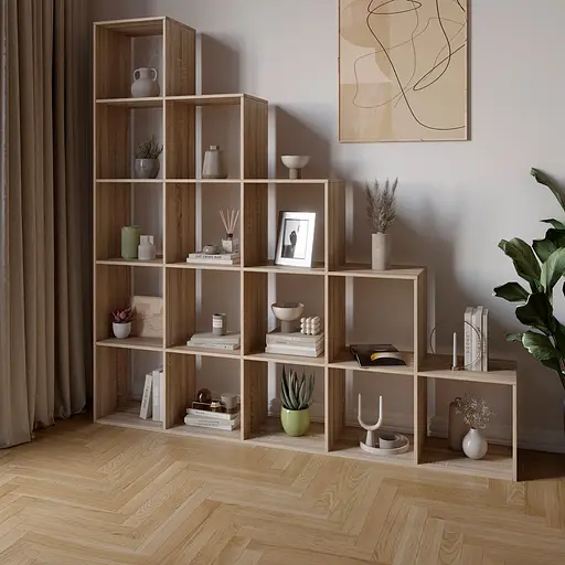 Стеллаж М-ЗОН Джеко 1776 Сонома (MZN-031008)