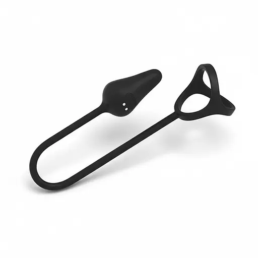 Вібромасажер простати Funtasmo з ерекційним кільцем та пультом Д/К - фото 1