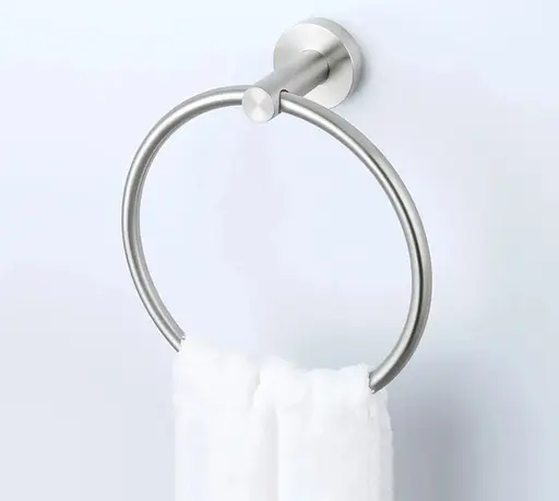 Тримач для рушника кільце Rea 332915 Mist 05 nickel brushed REA-06903 нікель - фото 4