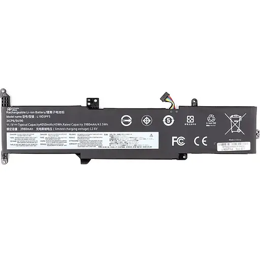 Акумулятор PowerPlant для ноутбуків LENOVO Ideapad 3-15 (L19D3PF5) 11.1V 3980mAh