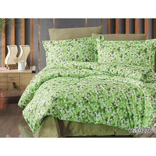Комплект постільної білизни TAG Tekstil з компаньйоном 2-спальний 000210746 (R-T9236)
