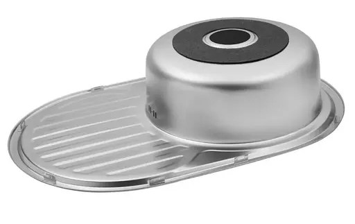 Кухонная мойка Kroner KRP Satin - 7750 (0,8 мм) (CV022788) - фото 7