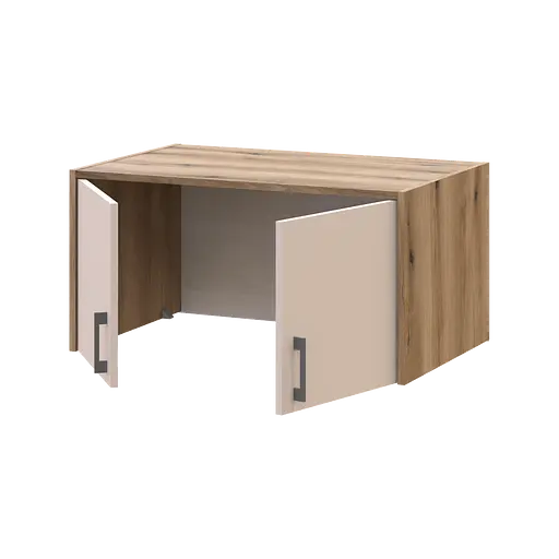 Антресоль Doros Ронді Дуб Артізан/Кашемір 2 ДСП 82х52х41 (80737813) - фото 2