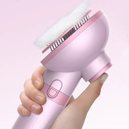 Фен гребінець для шерсті собак і кішок Parsmardo PBMB-D рожевий - фото 2