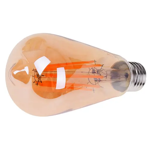 Лампа Brille світлодіодна LED 12W E27 COG WW ST64 Amber 220 В - фото 4
