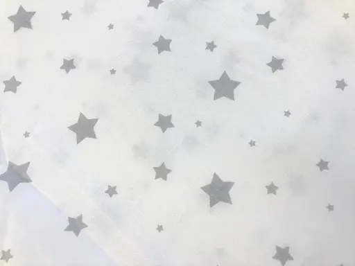 Хлопковая пеленка Moontime 100х80см "Звездопад на белом" - фото 2