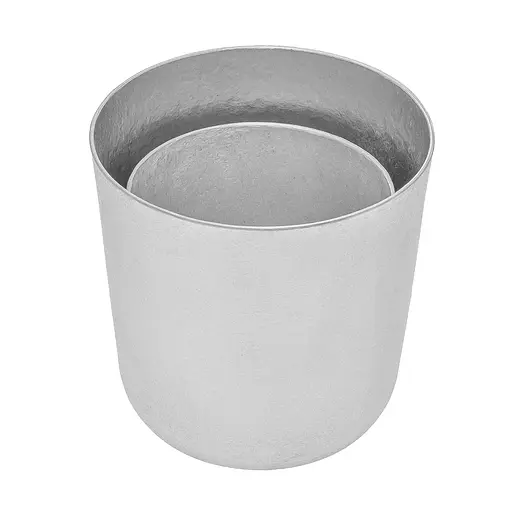 Набір з 2 форм для випікання пасок, хліба та кексів з литого алюмінію 0.5 та 0.2 л, Полімет Сірий 85589 - фото 4