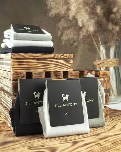 Набор носков 3 пары короткие летние бесшовные дышащие качественные ORGANIC cotton носки JILL ANTONY 39-41 woman's - фото 10