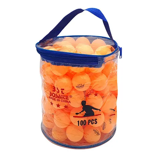 М'ячі для настільного тенісу Bambi MS 2201-1(Orange) 100 штук, 40 мм - фото 1