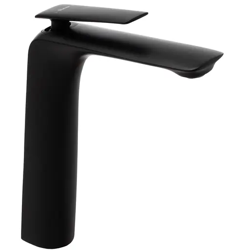 Змішувач для умивальника Rea Jager високий black REA-B5122 Чорний матовий - фото 2