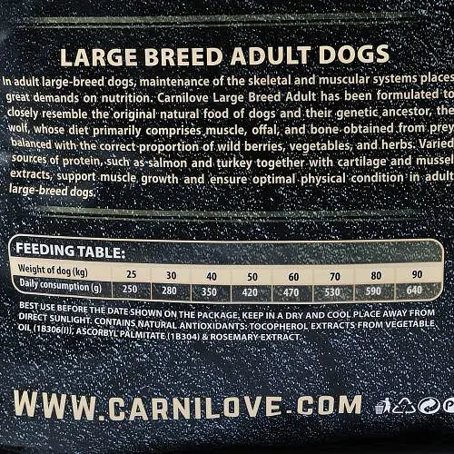 Сухий корм Carnilove Salmon & Turkey для дорослих собак великих порід, лосось та індичка, 12 кг - фото 5