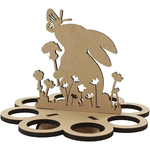 Підставка для яєць Rosa Talent Зайчик №3 МДФ 20х20х15 см