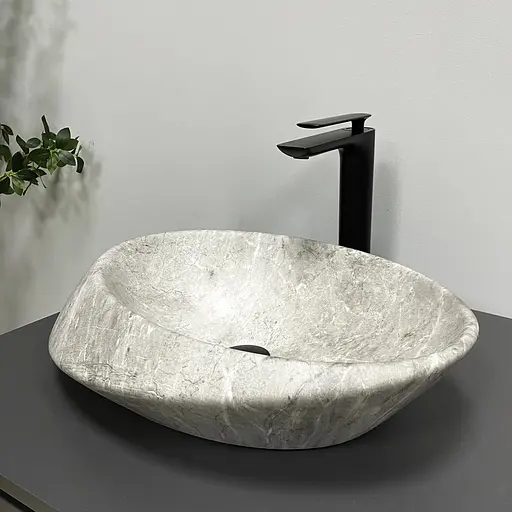 Умивальник VBI Rotello stone matt накладний VBI-017101, Мармур - фото 2