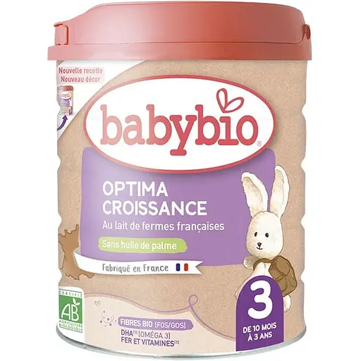 Уцінка. Органічна молочна суміш BabyBio Optima 3, 800 г  