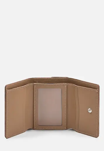 Кожаный кошелек Trinity карамель краст - фото 4