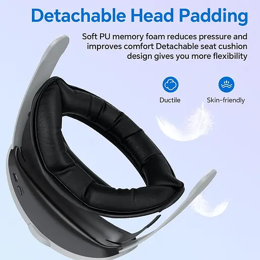 Ремінець на голову, сумісний з Quest 3, акумулятор ємністю 10000 мАг - фото 3