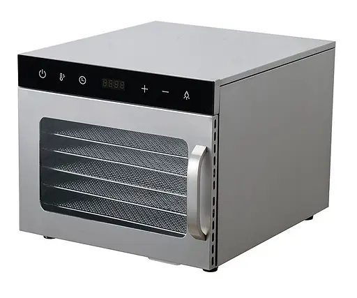 Дегідратор сушарка для овочів фруктів м'яса грибів 6 лотків 500Вт SS - 06H - фото 3