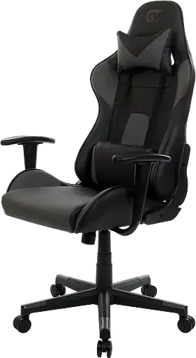 Геймерское кресло GT Racer черное с темно-серым (X-2317 Black/Dark Gray) - фото 7