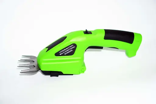 Ножницы для газонов и кустов аккумуляторные зеленые - фото 2