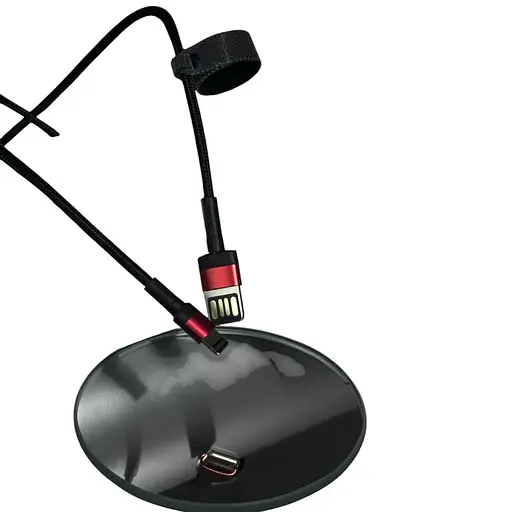 Кабель двусторонний Baseus Cafule Lightning Special Edition 2.4A 1 м calklf-g91 черно-красный