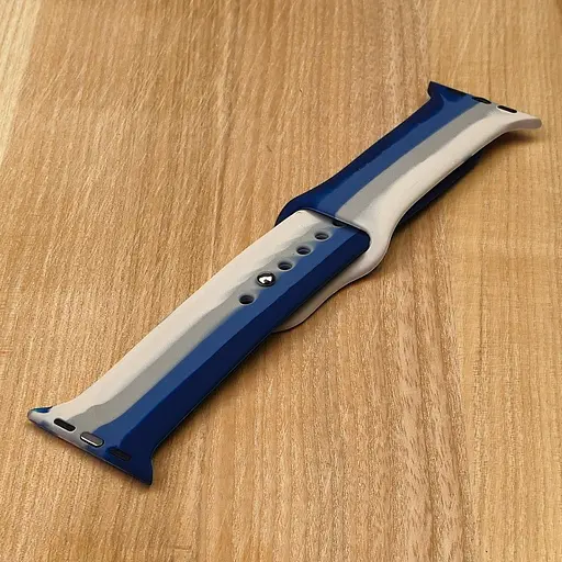 Ремешок силиконовый Rainbow для Apple Watch Sport Band 42/44 мм цвет 09 размер L - фото 2