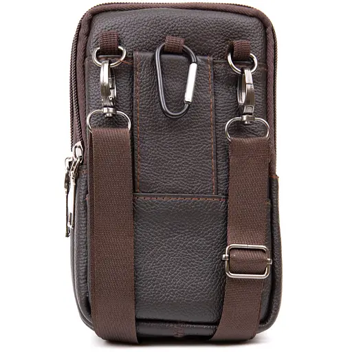 Кожаная сумка мужская Vintage 11х17,5х3,5 см sum0013967 - фото 2