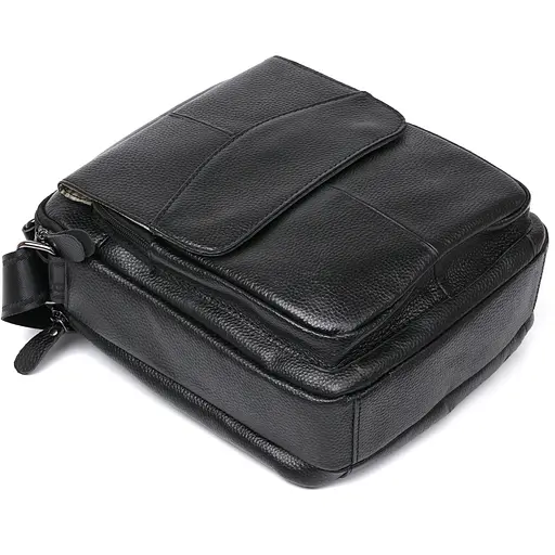 Чоловіча шкіряна сумка Vintage 23х27х12 см sum0020290 - фото 3