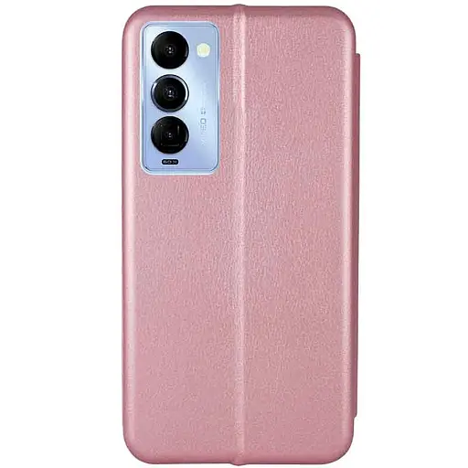 Шкіряний чохол-книжка Classy для TECNO Camon 18 / 18P Rose Gold - фото 2
