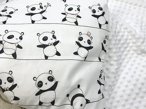 Плед з плюшем Moontime 100x80 см "Пандочки" - фото 2