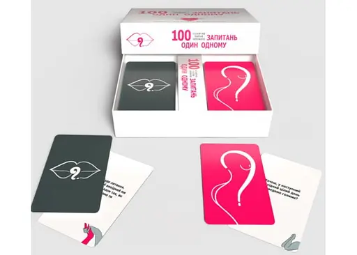 Настольная игра Bombat Game 100 вопросов друг другу (укр.) (800446) - фото 3