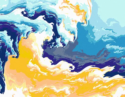 Картина за номерами Rosa Start Хвилі незалежності 35x45 см