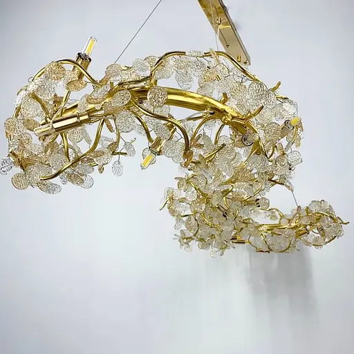 Подвесной удлиненный светильник Calathea | Ст. MD 6009-L1200 GD Line F - фото 3